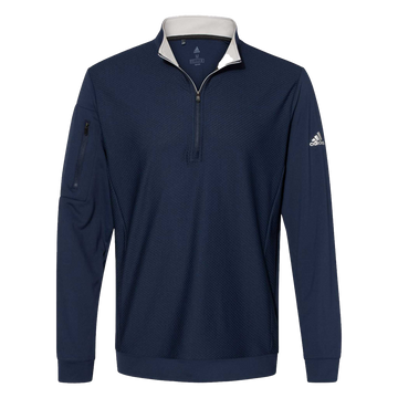 Performance Textured Quarter-Zip Pullover